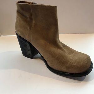 Office Tan Ankle Bootie.